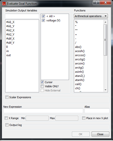 Measurement Functions