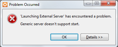 External Server Error